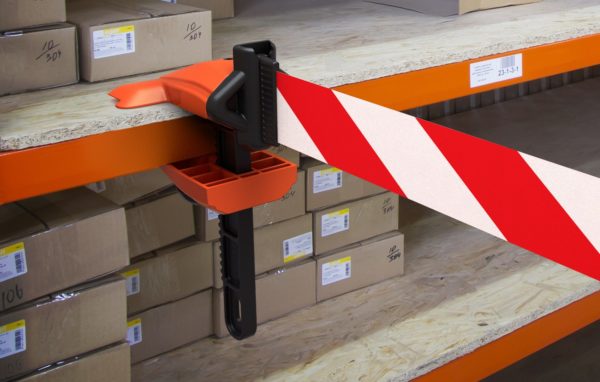 clamp for safety barrier