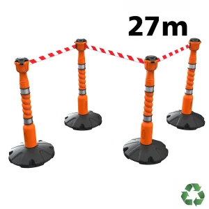 Skipper 27m retractable safety barriers kit (KIT01)