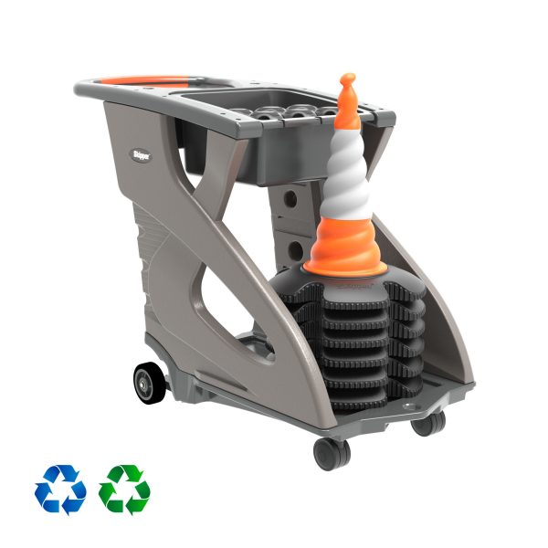 Barrier System | Skipper Traffic Cone Unicart - Includes 6 x Skipper cones, 6 x Skipper units & 1 x Accessory Pack - Image 10